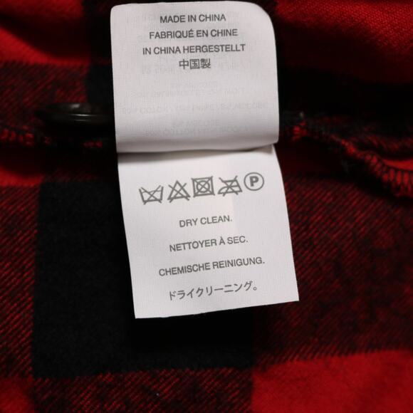 J Crew Buffalo Plaid Wool Blend Shirt Jacket Red Black Check Shacket Size M - Picture 7 of 8